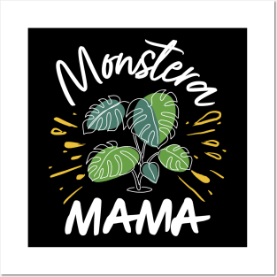 Monstera Mama Posters and Art